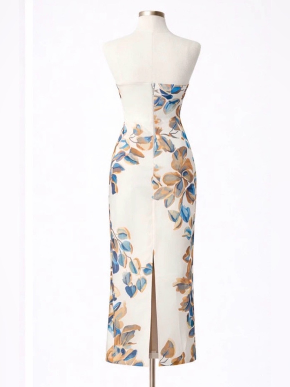 Commense Strapless Dress with Floral Print - XS - Picture 3 of 6